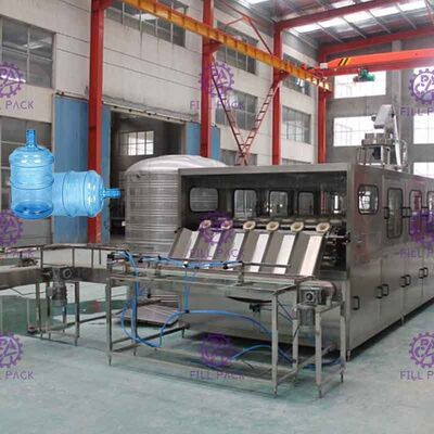 900BPH automatique machine de remplissage de l'eau de 5 gallons avec des lignes type de la pompe 6 de Nanfang