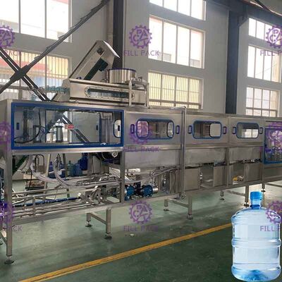 3 automatiques dans 1 machine de remplissage de l'eau avec la bouteille de plastique de 5 gallons