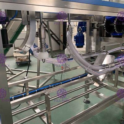 SUS304 machine de remplissage de l'eau de 5 gallons/ligne, machine de remplissage pure de l'eau 200BPH