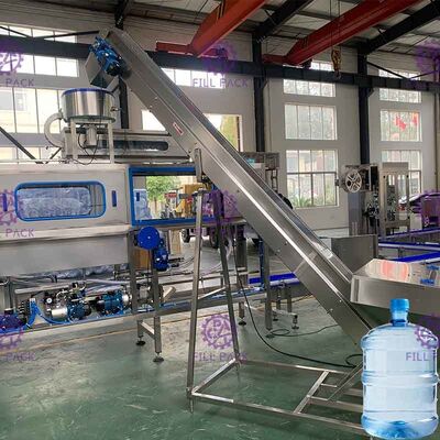 SUS304 machine de remplissage de l'eau de 5 gallons/ligne, machine de remplissage pure de l'eau 200BPH