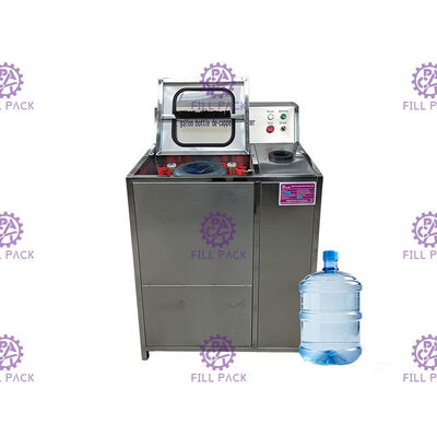 intérieur semi automatique 300BPH - acier inoxydable externe 304 de machine de remplissage de l'eau de 5 gallons