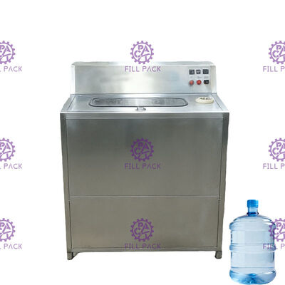Double machine semi automatique de nettoyage de bouteilles en verre de têtes pour la ligne remplissante de boisson