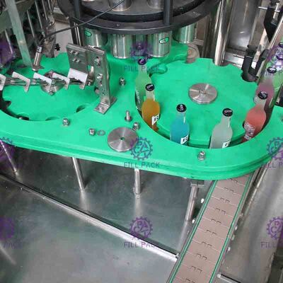 3 dans 1 machine de remplissage carbonatée Monobloc de boissons de bouteille en verre avec la traction Ring Cap