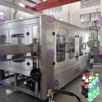 Contrôle 3 de PLC dans 1 machine de remplissage carbonatée de boissons pour la bouteille ronde de l'ANIMAL FAMILIER 0.3L-2L