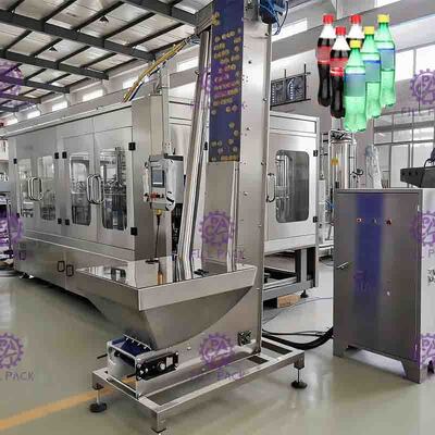 La machine de remplissage carbonatée de boissons d'acier inoxydable, CDD mettent la machine de capsulage automatique