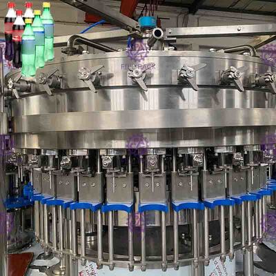 Contrôle 3 de PLC dans 1 machine de remplissage carbonatée de boissons pour la bouteille ronde de l'ANIMAL FAMILIER 0.3L-2L