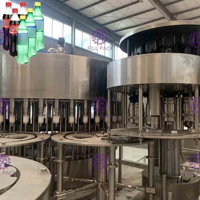 Contrôle 3 de PLC dans 1 machine de remplissage carbonatée de boissons pour des bouteilles d'ANIMAL FAMILIER