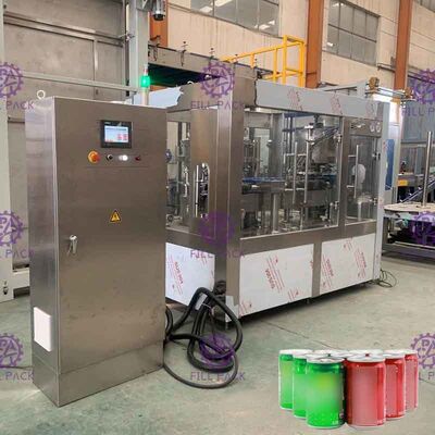 La machine de remplissage à grande vitesse de coke, 2 dans 1 PLC peut ligne remplissante