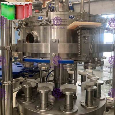 Boîte d'ANIMAL FAMILIER/en fer blanc a carbonaté la machine de remplissage de boissons, machine de capsulage remplissante complètement automatique
