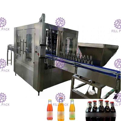Ligne remplissante automatique de boisson non alcoolisée de contrôle d'écran tactile pour la bouteille en verre