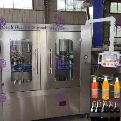 3 dans 1 machine de capsulage remplissante de lavage de Monoblock pour la boisson/vin de jus