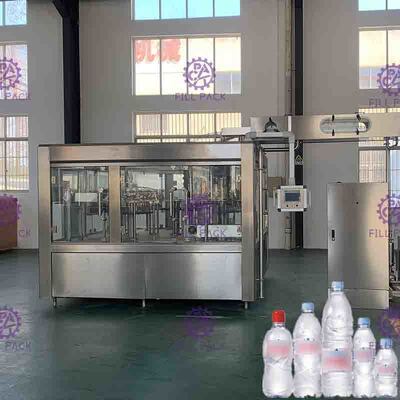 3 dans 1 boisson non-gazéifiée de machine de remplissage de bouteilles de Monoblock avec le contrôle de PLC