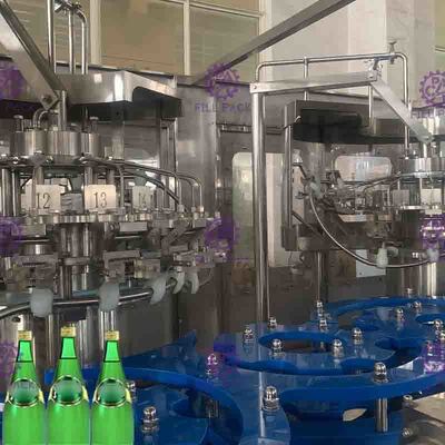 Machine de remplissage SUS304 pour bouteilles en verre d'alcool, capsule en aluminium