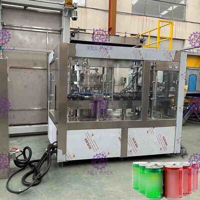 5.5Kw 2 électriques dans 1 peut ligne remplissante boisson carbonatée peut machine à laver