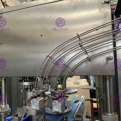 10000CPH 6 têtes de emballage liquides compactes Tin Can Seamer automatique