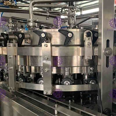 Vissez le type de alimentation contrôle de PLC de machine de remplissage de kola/boîte de soude/de machine de mise en conserve