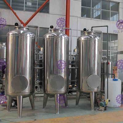 Système de traitement de l'eau automatique de l'acier inoxydable 10000LPH uF pour l'eau potable