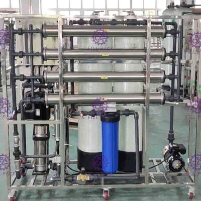 Système de traitement de l'eau potable 500lph d'acier inoxydable avec la membrane 4040