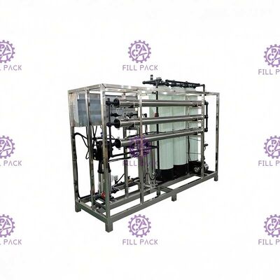 Système de traitement de l'eau de RO d'osmose d'inversion de 1000LPH Monoblock