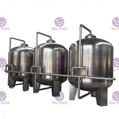 Acier inoxydable 3000L de système de traitement d'eau potable de RO par heure