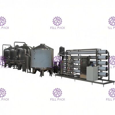 systèmes automatiques d'épurateur de l'eau 12000LPH, tour de mélange UV de Qzone de système de RO de l'eau