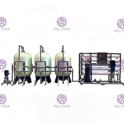 Électrique de machine de traitement de RO d'osmose d'inversion 10000L/H conduit