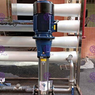 Électrique de machine de traitement de RO d'osmose d'inversion 10000L/H conduit
