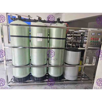 Petit type système de RO de l'eau de fibre de verre pour la chaîne de production de l'eau de bouteille