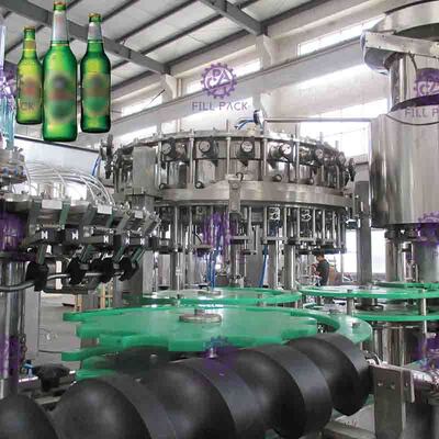 Équipement à grande vitesse de remplisseur de bouteille en verre de machine de remplissage de bière, pression équilibrée