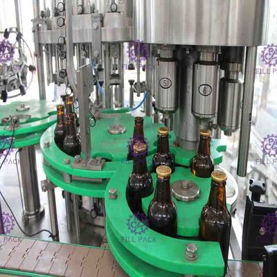 Équipement japonais de bouteille à bière de PLC pour le chapeau d'anneau de traction de bouteille en verre