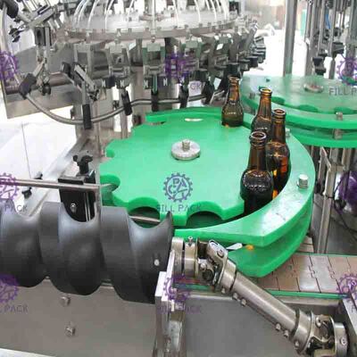 Équipement japonais de bouteille à bière de PLC pour le chapeau d'anneau de traction de bouteille en verre