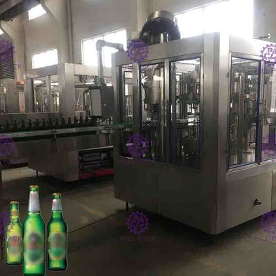 équipement de capsulage remplissant de lavage des bouteilles de boisson de machine de remplissage de bière de 2000BPH Full Auto