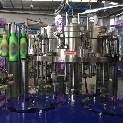 3 in-1 machine de capsulage remplissante de lavage pour 200ml - bière de la bouteille 1000ml