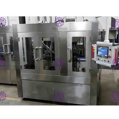 3 à 1 usine remplissante d'eau potable de bouteille en verre avec le contrôle complètement automatique de PLC