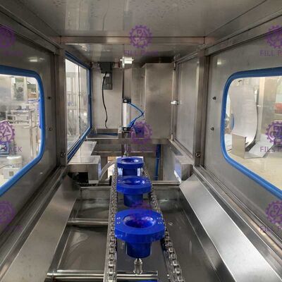 QGF-120 équipement remplissant de l'eau de bouteille du baril/gallon avec le système de chargement de seau/usine/machine/système automatiques