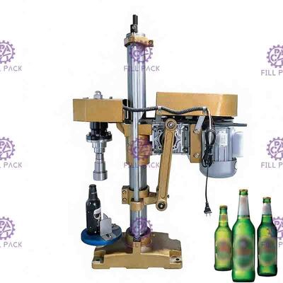 Bouteille manuelle de capsulage remplissante en verre de bière de presse de main de machine de boissons carbonatées semi automatiques