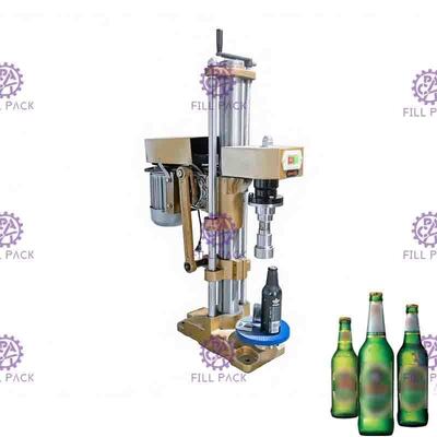 Bouteille manuelle de capsulage remplissante en verre de bière de presse de main de machine de boissons carbonatées semi automatiques