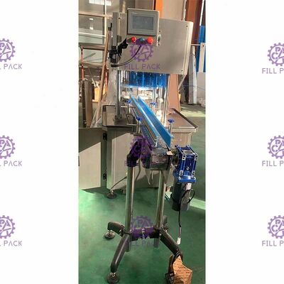 Construction simple de Tin Can Bottling Machine Compact de la tête 3000CPH