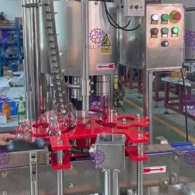 3000BPH a carbonaté la bouteille de machine de remplissage de boisson/en verre boisson non alcoolisée tirant Ring Cap