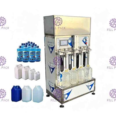 Le plastique semi automatique de Juice Filling Machine Linear Liquid met l'eau en bouteille minérale