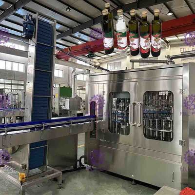 Machine de remplissage de bouteilles minuscule automatique d'ANIMAL FAMILIER de pression négative pour la sauce de soja
