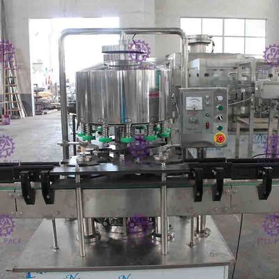 L'ANIMAL FAMILIER de l'eau de scintillement peut ligne remplissante machine de remplissage linéaire industrielle