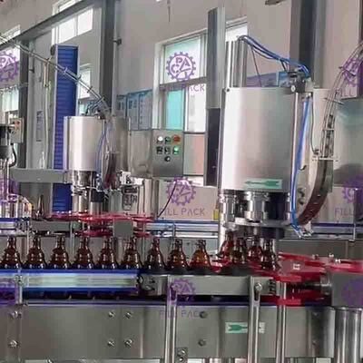 ligne remplissante remplissante et de capsulage de la boisson 2000BPH carbonatée de machines de bière électrique de bouteille