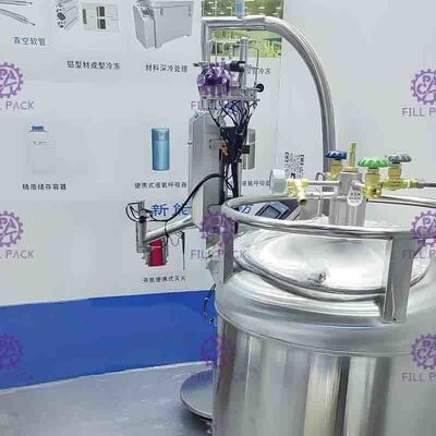 SUS304 doseur d'azote de liquide de l'injecteur Ln2 avec le support d'installation