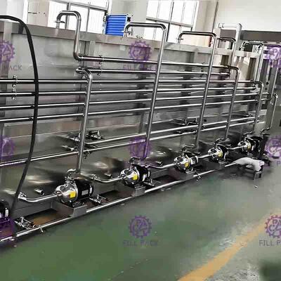 Zone de température minérale de la machine à emballer de bouteille d'eau 3000 BPH 8