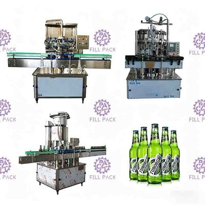 L'eau de seltz carbonatée automatique de bouteille de la machine de remplissage de la boisson 1000BPH non alcoolisée 2L
