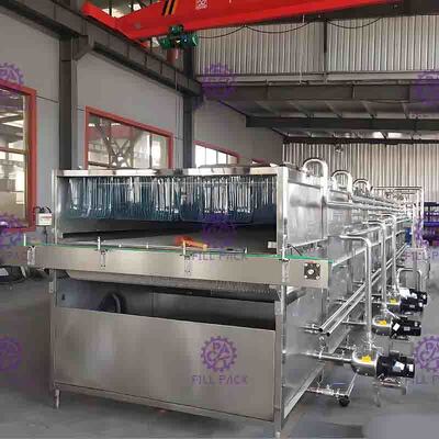 Zones de température du stérilisateur 4 de machine à emballer de bouteille de la capacité élevée SUS304