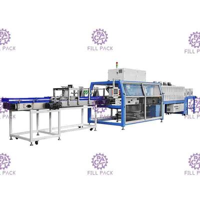 3 dans 1 machine à emballer de bouteille de carton, machine d'emballage en papier rétrécissable