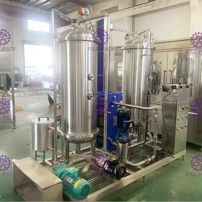 3000L trois échoue le mélangeur carbonaté de boissons de kola de coke pour la chaîne de fabrication de boisson non alcoolisée