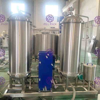3000L trois échoue le mélangeur carbonaté de boissons de kola de coke pour la chaîne de fabrication de boisson non alcoolisée